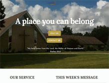Tablet Screenshot of lifelinechurchohio.org
